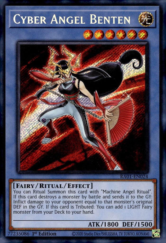 Amazon.com: Cyber Angel Benten (Secret Rare) - RA01-EN024 - Secret